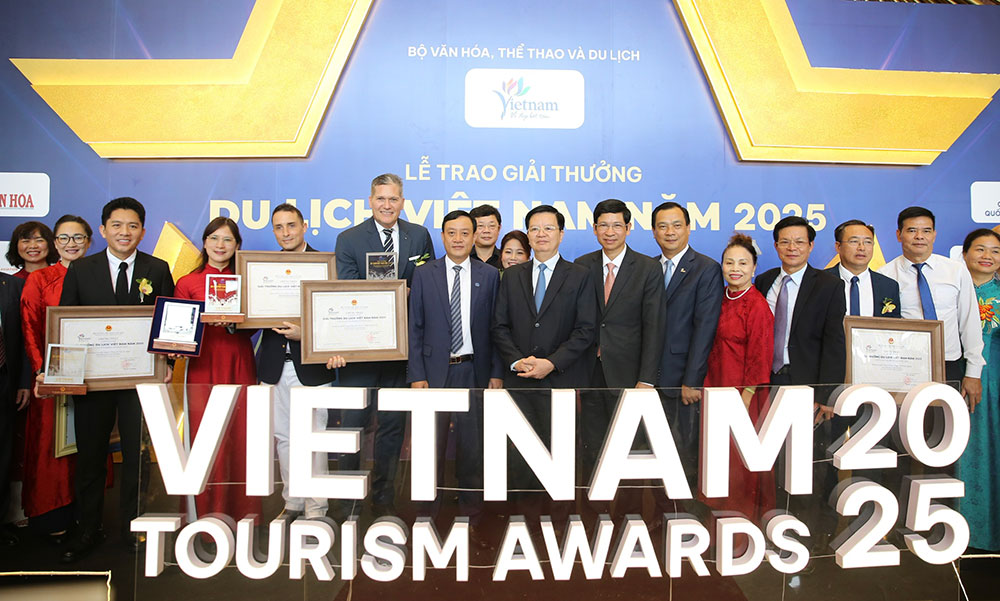 Giải thưởng Du lịch Việt Nam năm 2025 vinh danh 113 doanh nghiệp hàng đầu