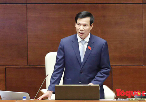 Bộ trưởng Bộ Văn hóa Thể thao và Du lịch Nguyễn Ngọc Thiện trả lời chất vấn trước Quốc hội