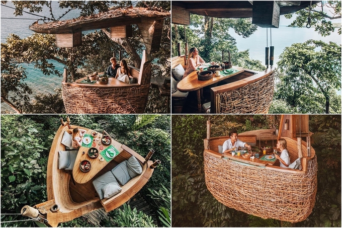 Resort Thái Lan nơi bạn được phục vụ bữa ăn lơ lửng giữa rừng