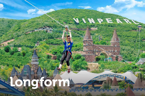 Ngắm biển trời Nha Trang trên đường zipline có độ dốc lớn nhất VN