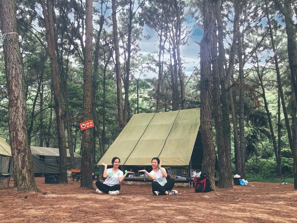 9 địa điểm cắm trại cuối tuần gần Hà Nội