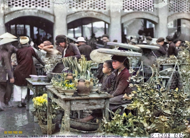 Chợ Tết Hà Nội 100 năm trước qua ảnh