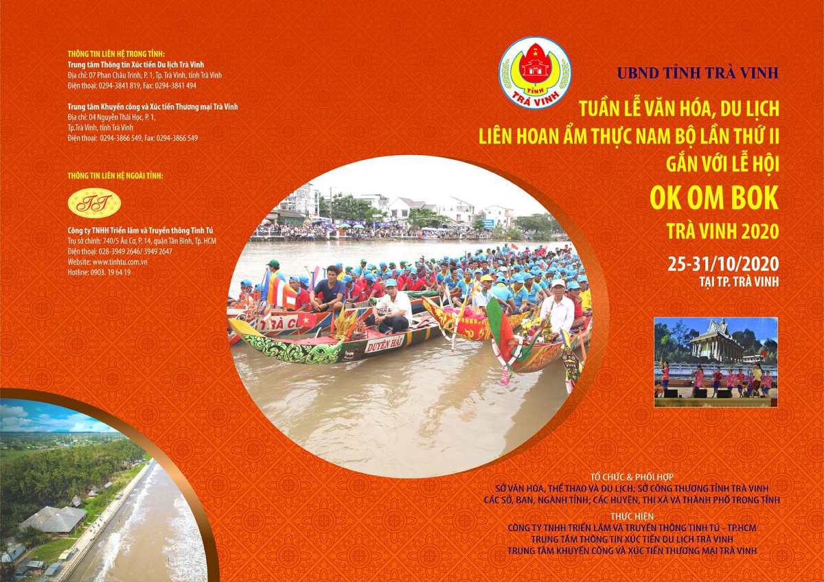 Trà Vinh: Tuần lễ Văn hóa, Du lịch – Liên hoan ẩm thực Nam Bộ gắn với Lễ hội Ok Om Bok năm 2020