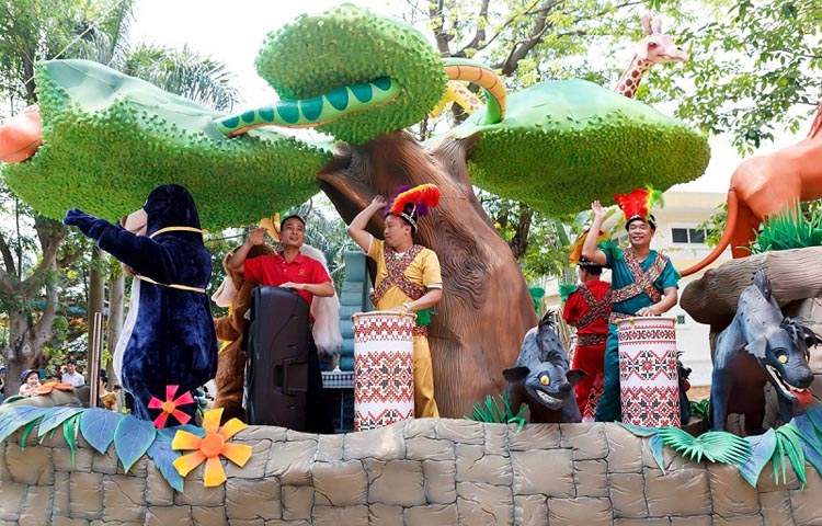 “Đại tiệc rừng xanh” sôi động tại Công viên Thiên Đường Bảo Sơn