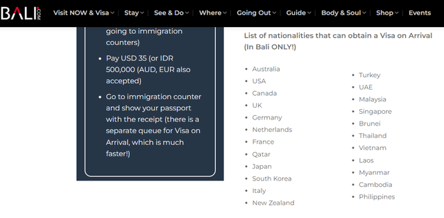 Việt Nam nằm trong danh sách cấp 'visa khi đến' của Indonesia