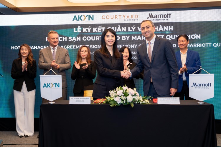 Marriott International ký kết hợp tác với AKYN Hospitality Group