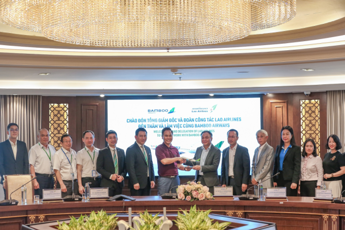 Bamboo Airways và Lao Airlines bàn về hợp tác