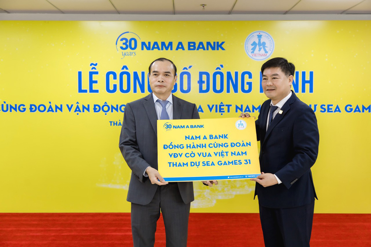 Nam A Bank đồng hành cùng đội tuyển cờ vua Việt Nam tham dự Sea Game 31 