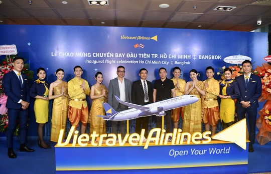 Vietravel Airlines khai trương đường bay quốc tế Thành phố Hồ Chí Minh – Bangkok