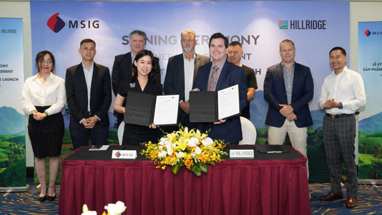 Hillridge & MSIG Việt Nam ra mắt sản phẩm bảo hiểm hạn hán tại Việt Nam