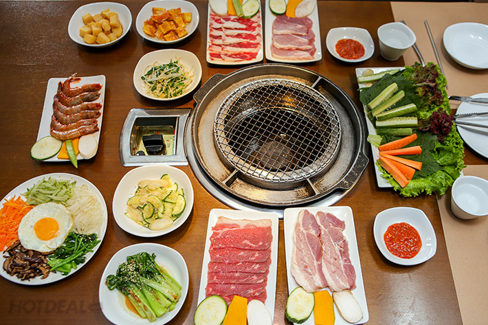 Đại Tiệc Cùng Korean Grill - Giảm 63% Cho Set BBQ + Tặng Thêm 1 Phần Tôm Có Sốt