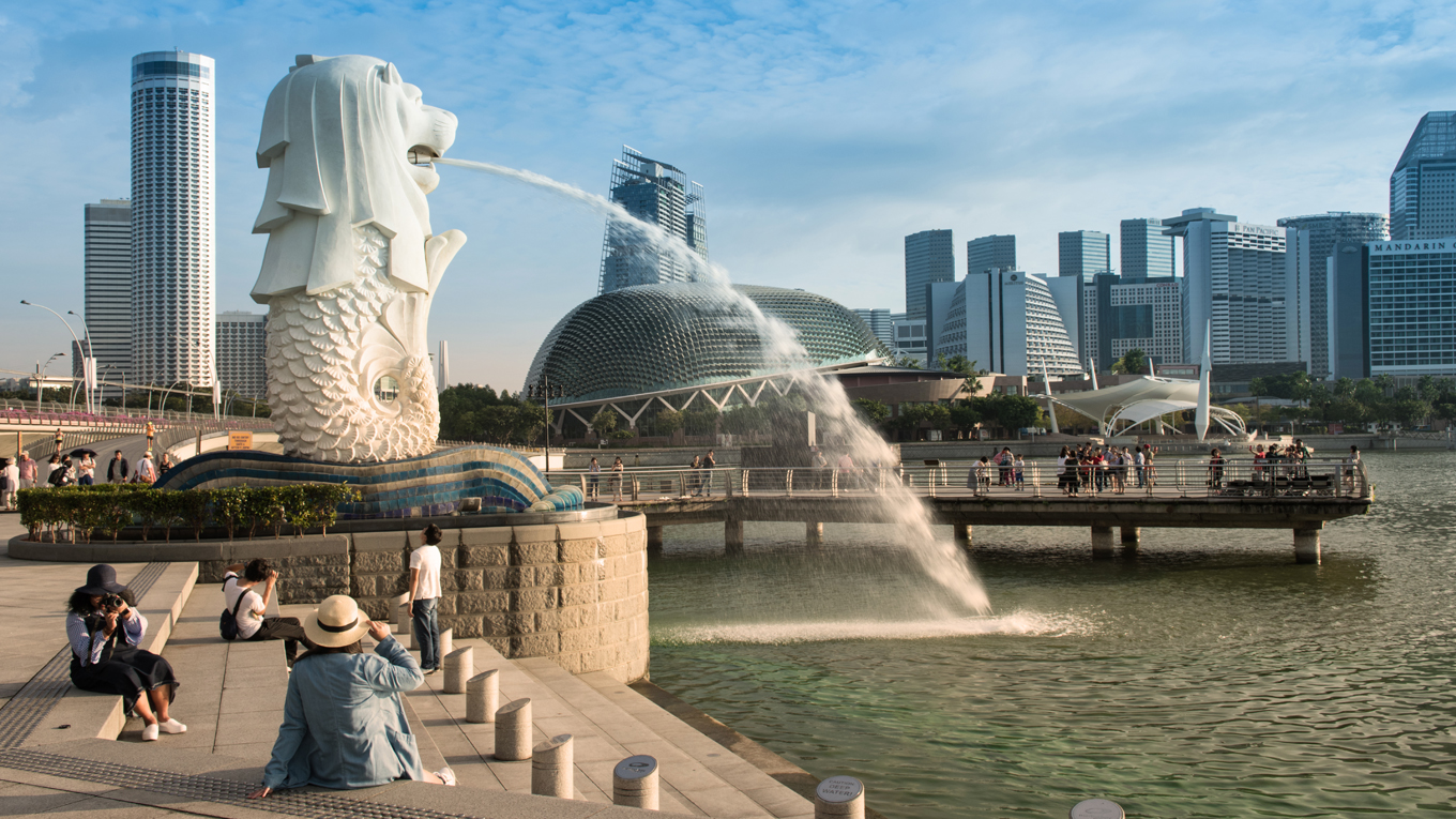 Sư tử biển Merlion – biểu tượng quá khứ và tương lai của Singapore