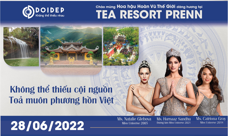 Hoa Hậu Hoàn Vũ Thế Giới tụ hội tại Tea Resort Prenn: Dâng hương đền Hùng và tìm hiểu nguồn cội văn hóa Việt Nam